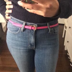 Jcrew hot pink Belt